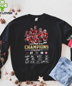 Alabama Crimson Tide Team 2022 Iron bowl Champions signatures hoodie, sweater, longsleeve, shirt v-neck, t-shirt