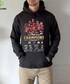 Alabama Crimson Tide Team 2022 Iron bowl Champions signatures hoodie, sweater, longsleeve, shirt v-neck, t-shirt