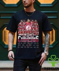 Alabama Crimson Tide Team 2023 SEC Football Champions Signatures Shirt