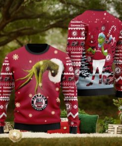 Alabama Crimson Tide Team Grinch Ugly Christmas 3D Sweater
