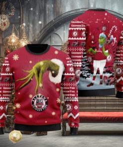Alabama Crimson Tide Team Grinch Ugly Christmas 3D Sweater 1 Alabama Crimson Tide Team Grinch Ugly Christmas 3D Sweater