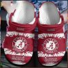 Alabama Crimson Tide White Red Ncaa Crocs