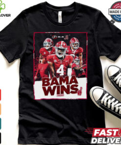 Alabama Crimson Tide Wins 41 34 Bulldogs Football 2024 In Tuscaloosa Final Score Shirt