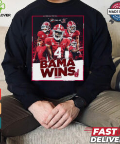 Alabama Crimson Tide Wins 41 34 Bulldogs Football 2024 In Tuscaloosa Final Score Shirt