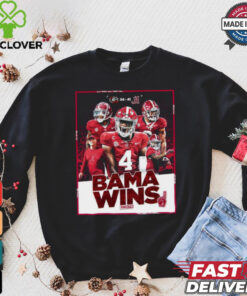 Alabama Crimson Tide Wins 41 34 Bulldogs Football 2024 In Tuscaloosa Final Score Shirt