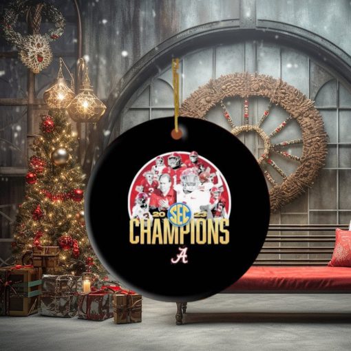 Alabama Crimson Tide Wins The 2023 SEC Championship Roll Tide Ornament