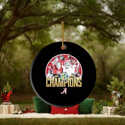 Alabama Crimson Tide Wins The 2023 SEC Championship Roll Tide Ornament