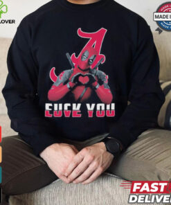 Alabama Crimson Tide X Deadpool Fuck You Love You Shirt