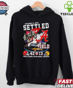 Alabama Crimson Tide beat LSU Tigers settled on the field shirt