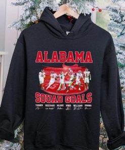 Alabama Crimson Tide squad goals signatures shirt