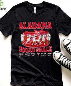 Alabama Crimson Tide squad goals signatures hoodie, sweater, longsleeve, shirt v-neck, t-shirt