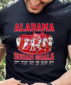 Alabama Crimson Tide squad goals signatures hoodie, sweater, longsleeve, shirt v-neck, t-shirt