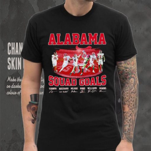 Alabama Crimson Tide squad goals signatures hoodie, sweater, longsleeve, shirt v-neck, t-shirt