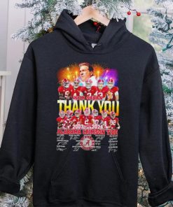 Alabama Crimson Tide thank you Nick Saban 2007 2024 signatures hoodie, sweater, longsleeve, shirt v-neck, t-shirt