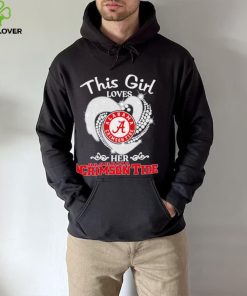 Alabama Crimson Tide this girl loves her Crimson Tide heart sport circle logo hoodie, sweater, longsleeve, shirt v-neck, t-shirt