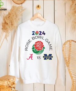 Alabama Crimson Tide vs Michigan Wolverines 2024 Rose Bowl Game shirt