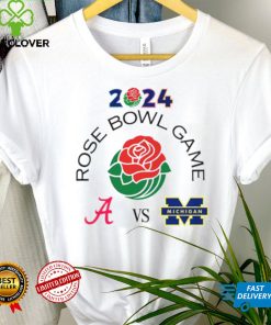 Alabama Crimson Tide vs Michigan Wolverines 2024 Rose Bowl Game hoodie, sweater, longsleeve, shirt v-neck, t-shirt