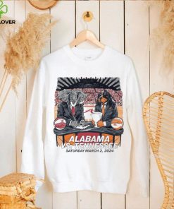 Alabama Crimson Tide vs Tennessee Volunteers saturday march 2 2024 hoodie, sweater, longsleeve, shirt v-neck, t-shirt