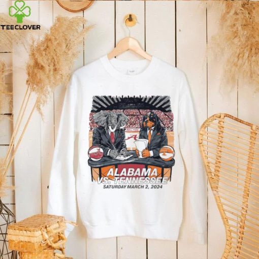 Alabama Crimson Tide vs Tennessee Volunteers saturday march 2 2024 hoodie, sweater, longsleeve, shirt v-neck, t-shirt