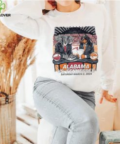 Alabama Crimson Tide vs Tennessee Volunteers saturday march 2 2024 hoodie, sweater, longsleeve, shirt v-neck, t-shirt