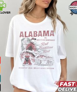 Alabama Crimson Tide vs. Western Kentucky Hilltoppers Game Day August 31st, 2024 Shirt