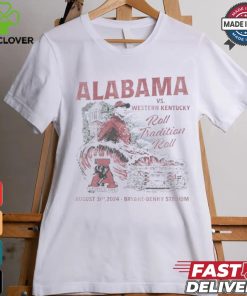 Alabama Crimson Tide vs. Western Kentucky Hilltoppers Game Day August 31st, 2024 Shirt