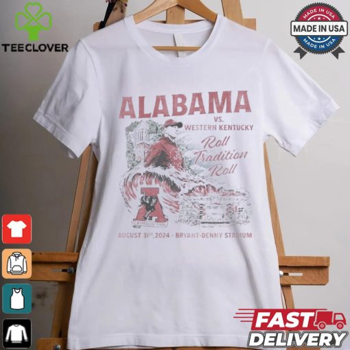 Alabama Crimson Tide vs. Western Kentucky Hilltoppers Game Day August 31st, 2024 Shirt