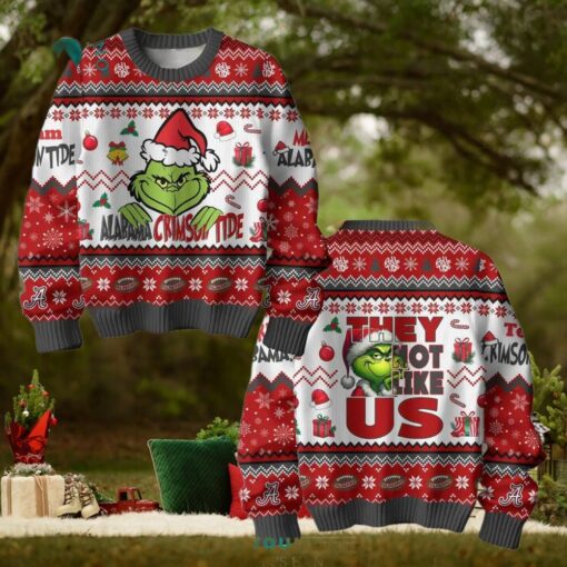 Alabama Crimson Tide x Grinch Special Edition 2024 Christmas Sweater