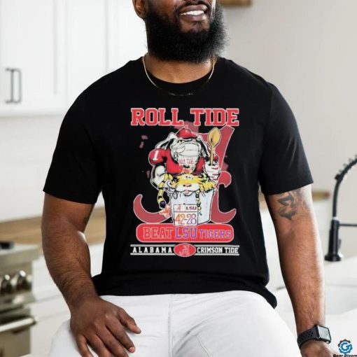 Alabama Elephant Roll Tide Beat LSU Tigers 42 28 Shirt