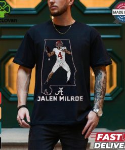 Alabama Football Jalen Milroe State Star Shirt