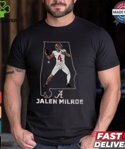 Alabama Football Jalen Milroe State Star Shirt