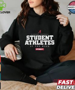 Alabama Football Student Athletes Of The Week September 5th Shirt