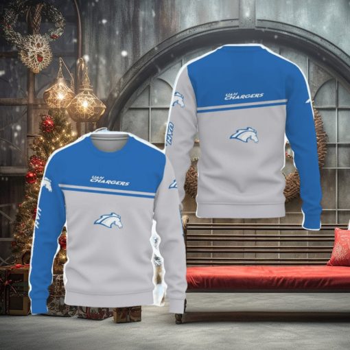 Alabama Huntsville Chargers American Football Teams Knitted Christmas Sweater