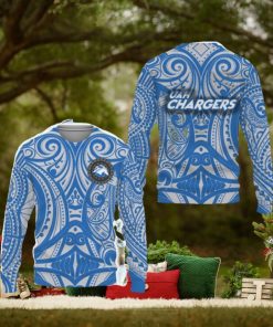 Alabama Huntsville Chargers Polynesian Tattoo Mix Teams Ugly Christmas Sweater