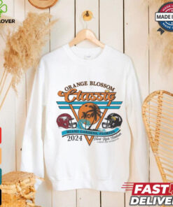 Alabama State Hornets vs. North Carolina Central Eagles Football 2024 Orange Blossom Classic T Shirt