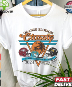 Alabama State Hornets vs. North Carolina Central Eagles Football 2024 Orange Blossom Classic T Shirt 1 Alabama State Hornets vs. North Carolina Central Eagles Football 2024 Orange Blossom Classic T Shirt