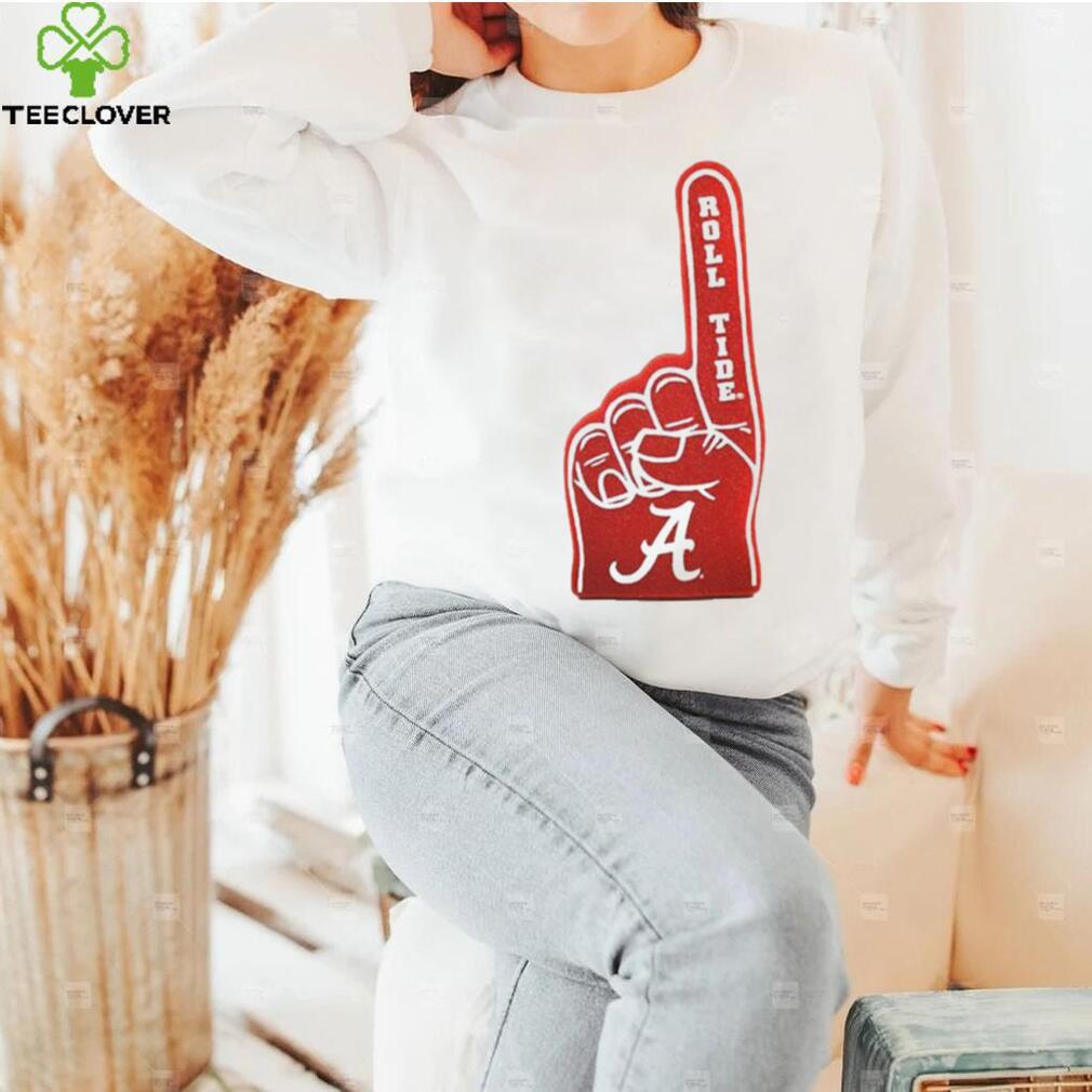 Alabama crimson tide foam hand #1 shirt Alabama crimson tide foam hand #1 shirt