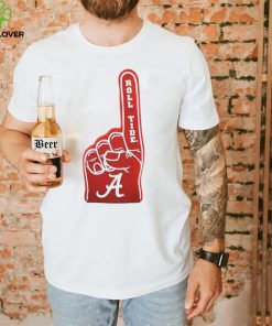 Alabama crimson tide foam hand #1 shirt 2 Alabama crimson tide foam hand #1 shirt