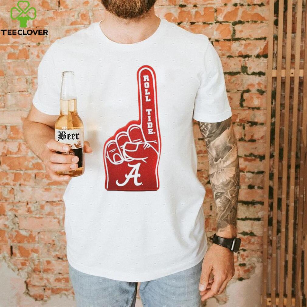 Alabama crimson tide foam hand #1 shirt Alabama crimson tide foam hand #1 shirt