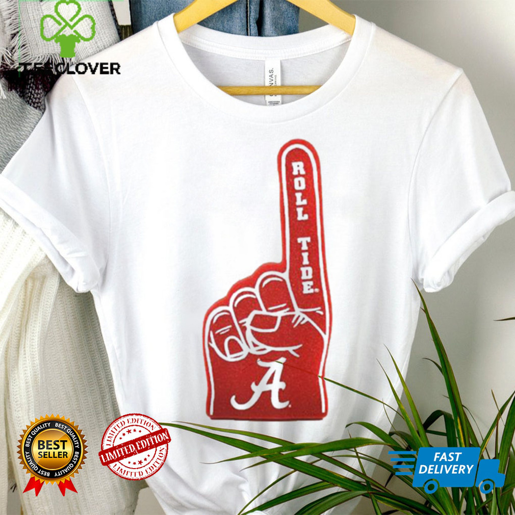 Alabama crimson tide foam hand #1 shirt Alabama crimson tide foam hand #1 shirt