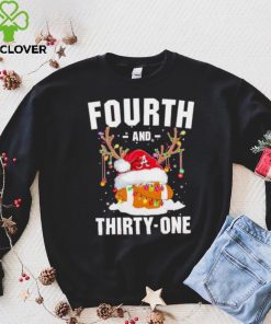 Alabama football fourth and thirty one Christmas hoodie, sweater, longsleeve, shirt v-neck, t-shirt