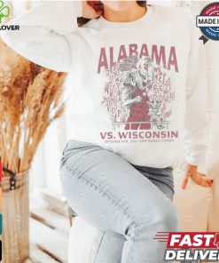 Alabama vs. Wisconsin 2024 Jump Up Get Down September 14th 2024 Camp Randall Stadium Shirt