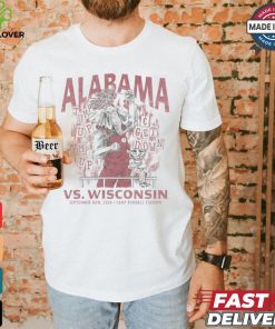 Alabama vs. Wisconsin 2024 Jump Up Get Down September 14th 2024 Camp Randall Stadium Shirt