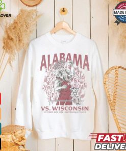 Alabama vs. Wisconsin 2024 Jump Up Get Down September 14th 2024 Camp Randall Stadium Shirt