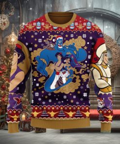 Aladin Anime Xmas Women Mens Ugly Christmas Sweater