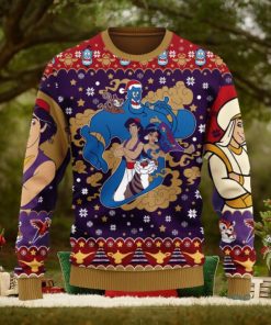 Aladin Anime Xmas Women Mens Ugly Christmas Sweater