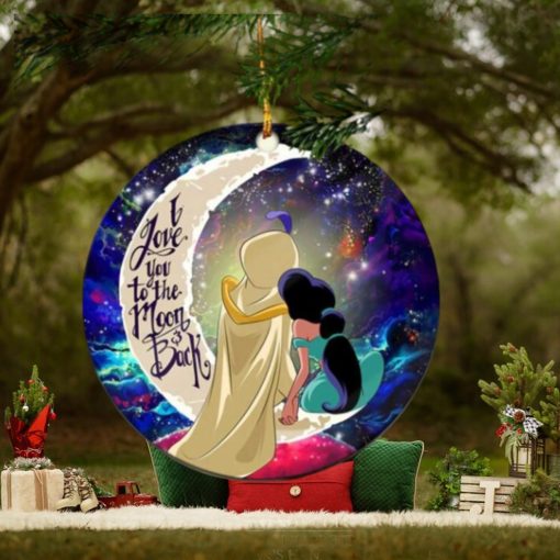 Aladin Couple Love You To The Moon Galaxy Perfect Gift For Holiday Ornament