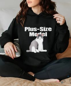 Alan Roberts Wearing Plus Size Model Cade Cat T Shirts