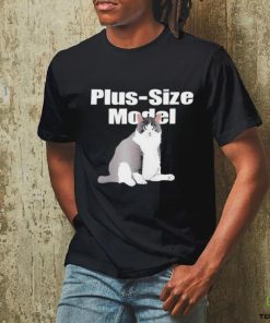 Alan Roberts Wearing Plus Size Model Cade Cat T Shirts