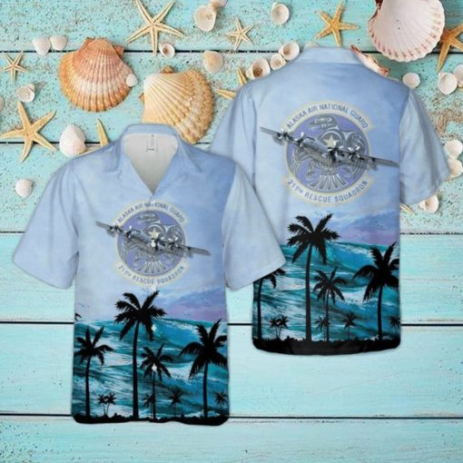 Alaska Air National Guard 211th Rescue Squadron (211th RQS) HC 130N Hercules Hawaiian Shirt